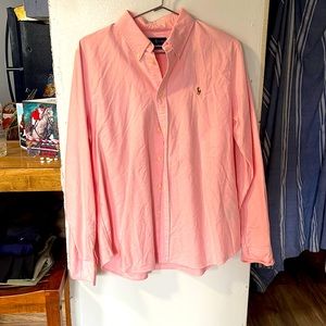 Ralph Lauren XL pink button down